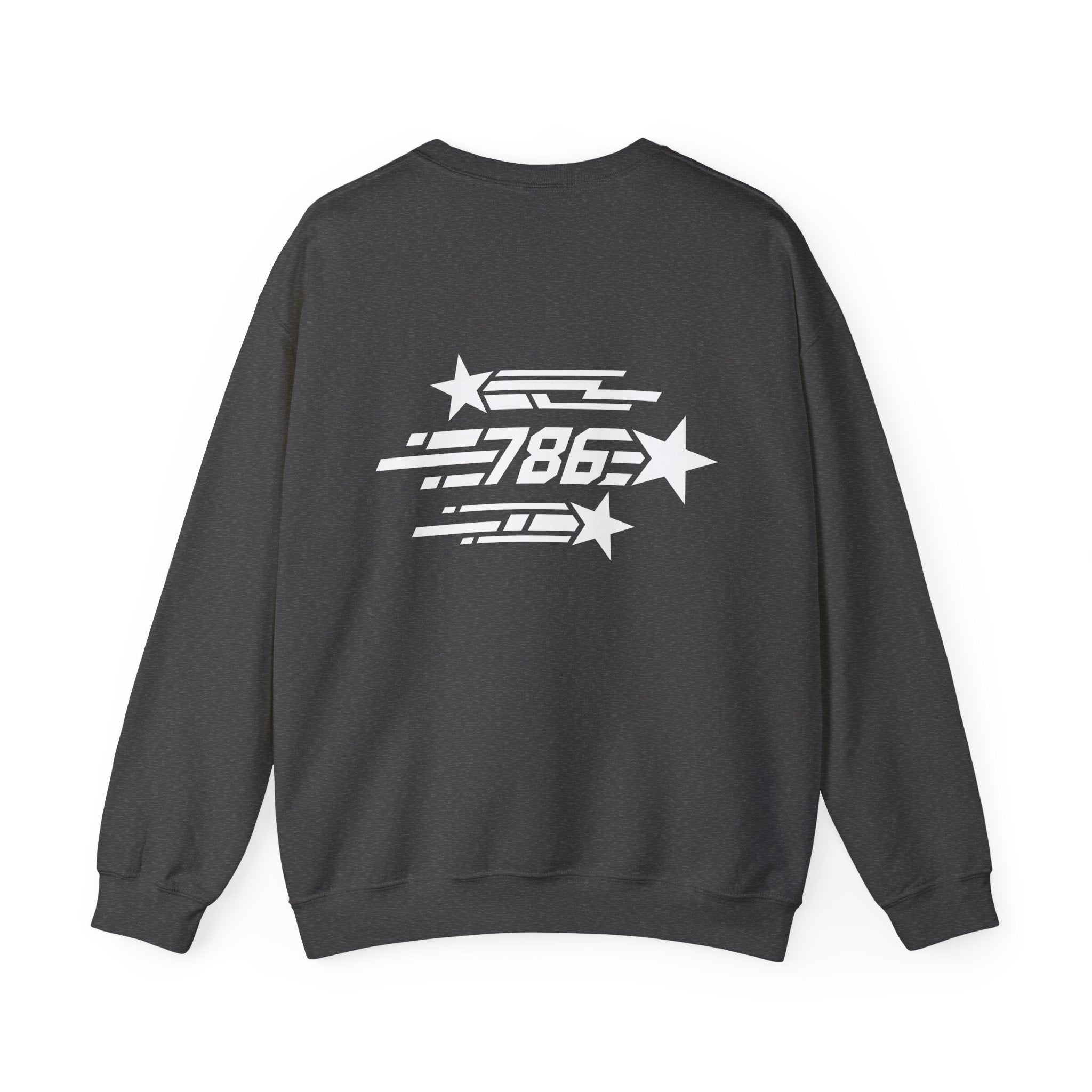 Shooting Stars Code 786 Sweatshirt (Back View) *USA*
