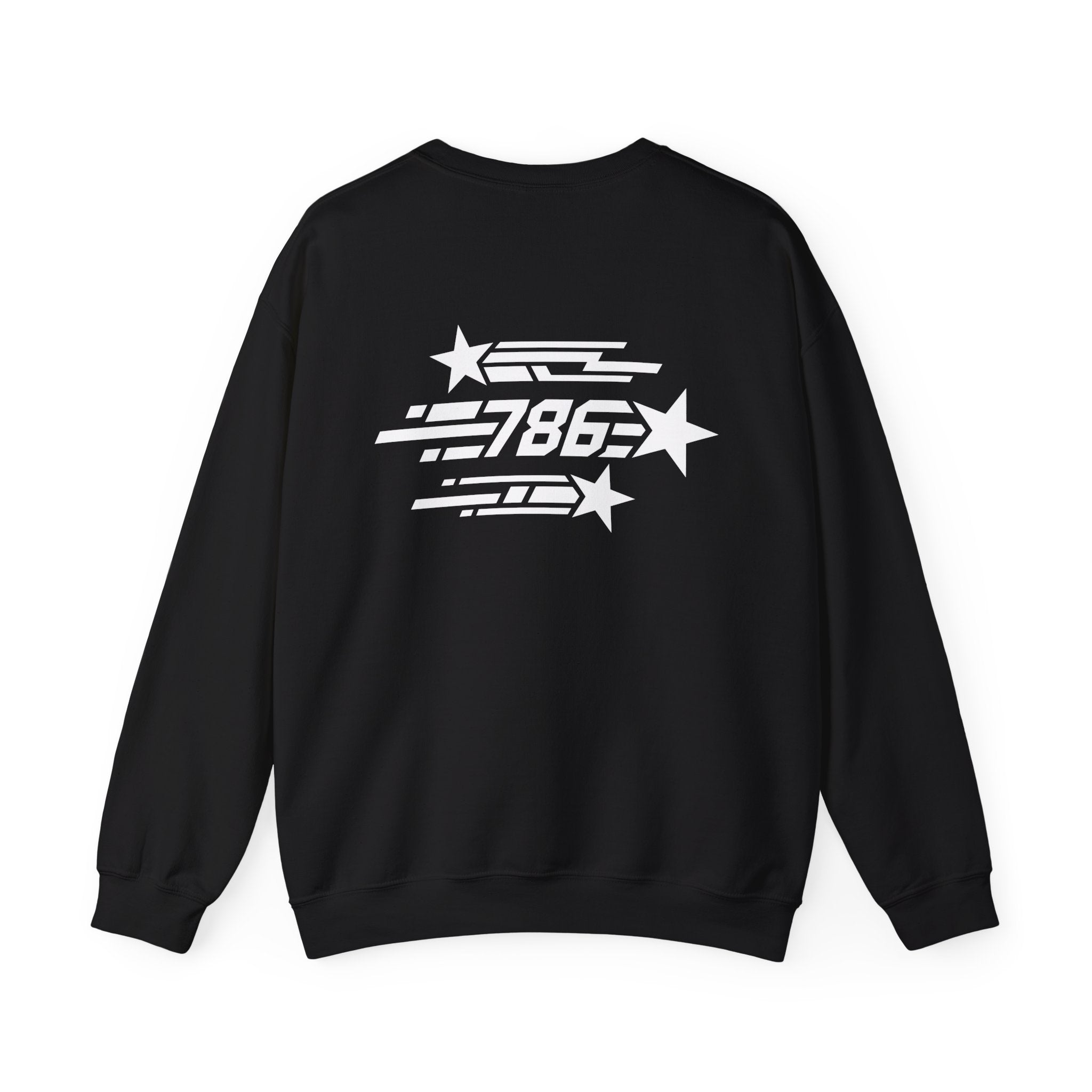 Shooting Stars Code 786 Sweatshirt (Back View) *WW*