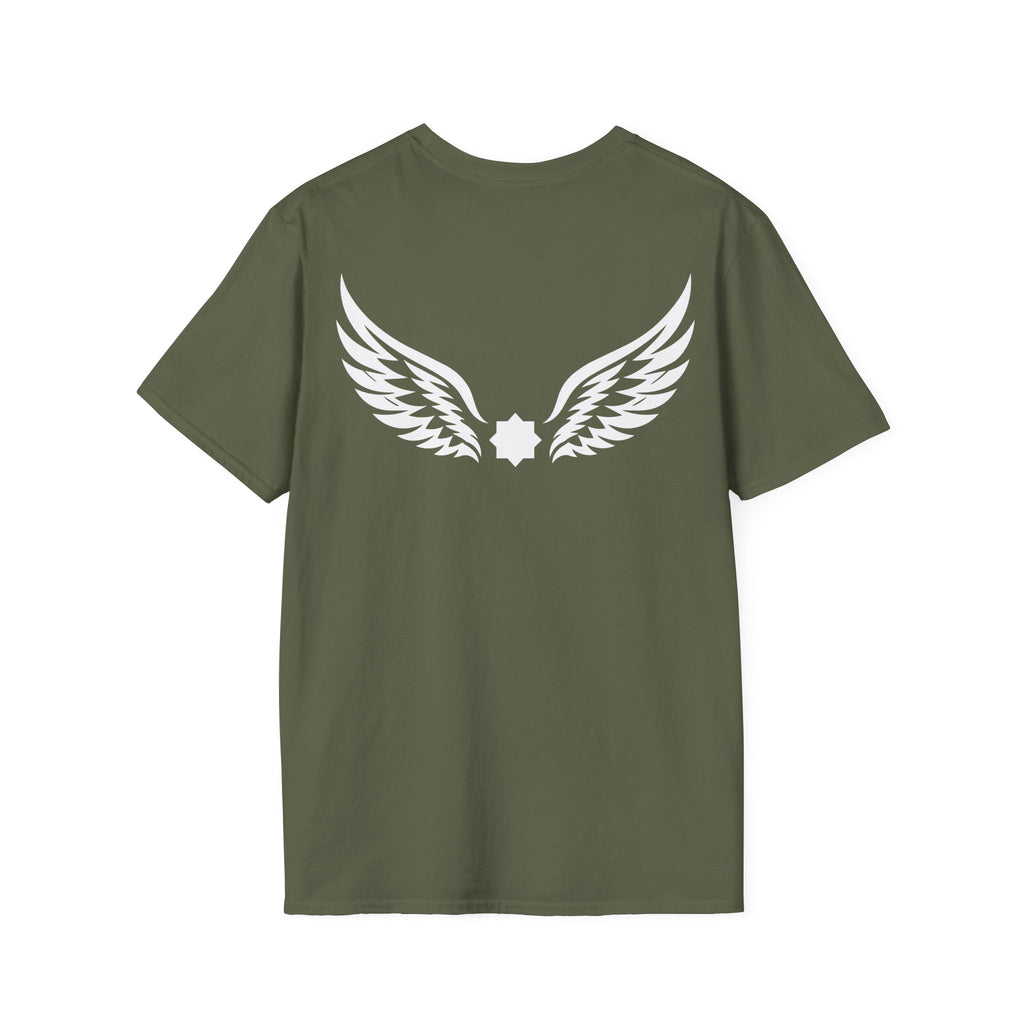 Falcon Wings Code 786 T-Shirt (Back View) *WW*