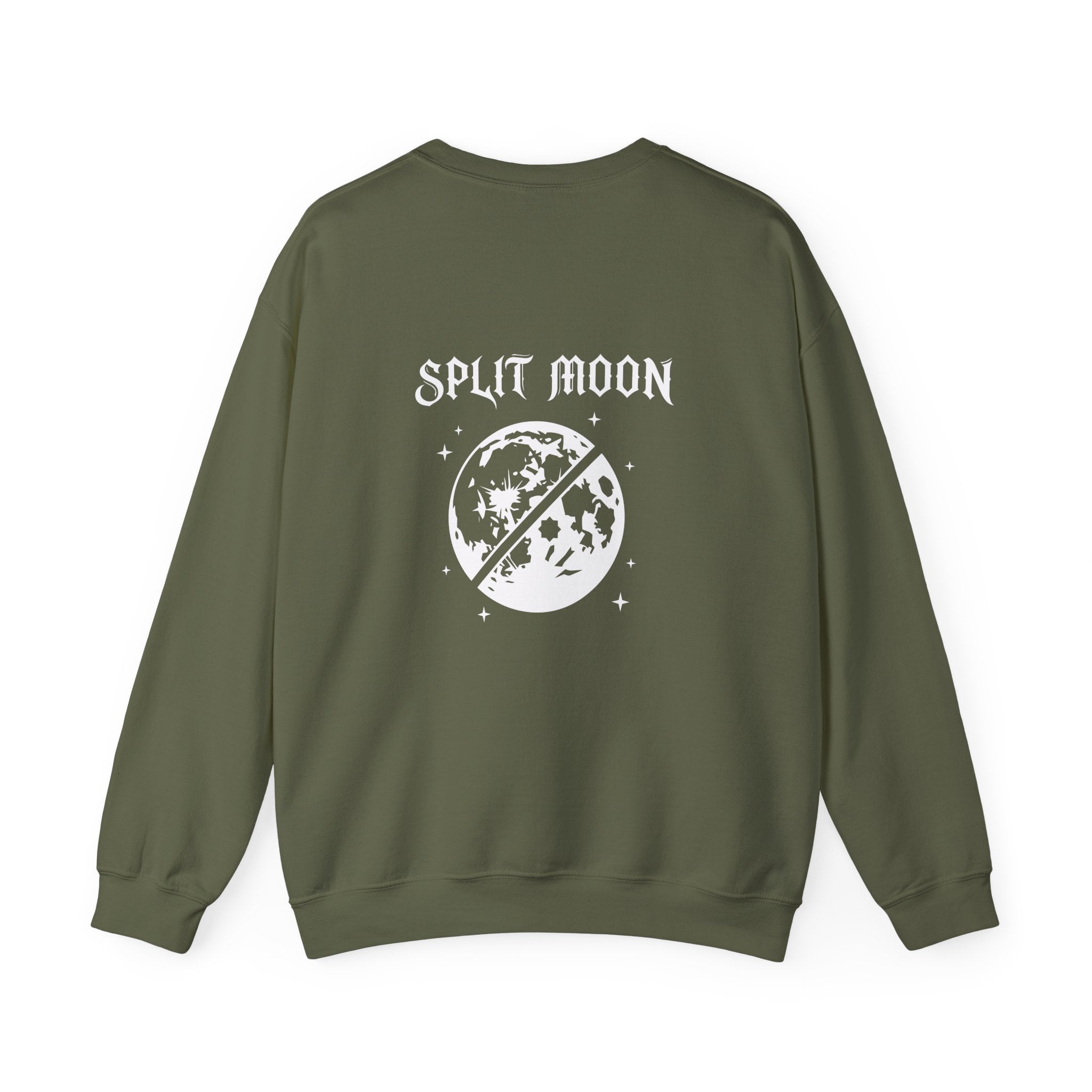 Split Moon Code 786 Sweatshirt (Back View) *USA*