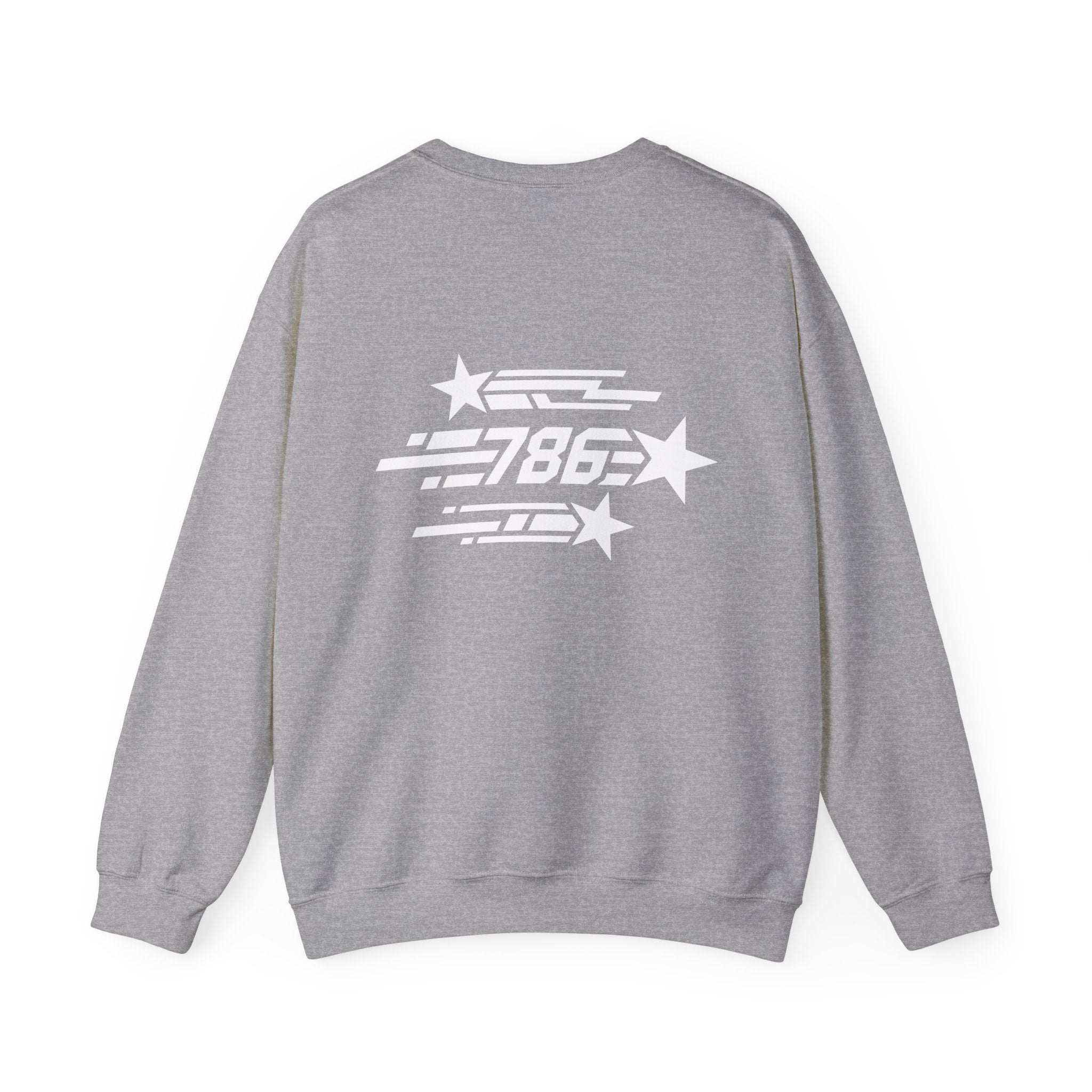 Shooting Stars Code 786 Sweatshirt (Back View) *USA*