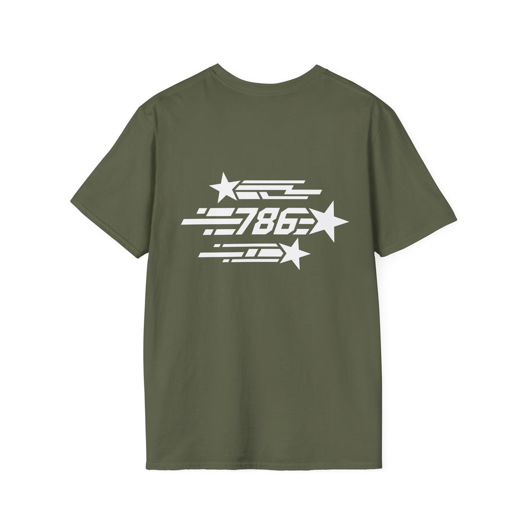 Shooting Stars Code 786 T-Shirt (Back View) *WW*