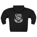 Falcon Wonder Code 786 Zipped Hoodie (Back View) *USA-SOC*