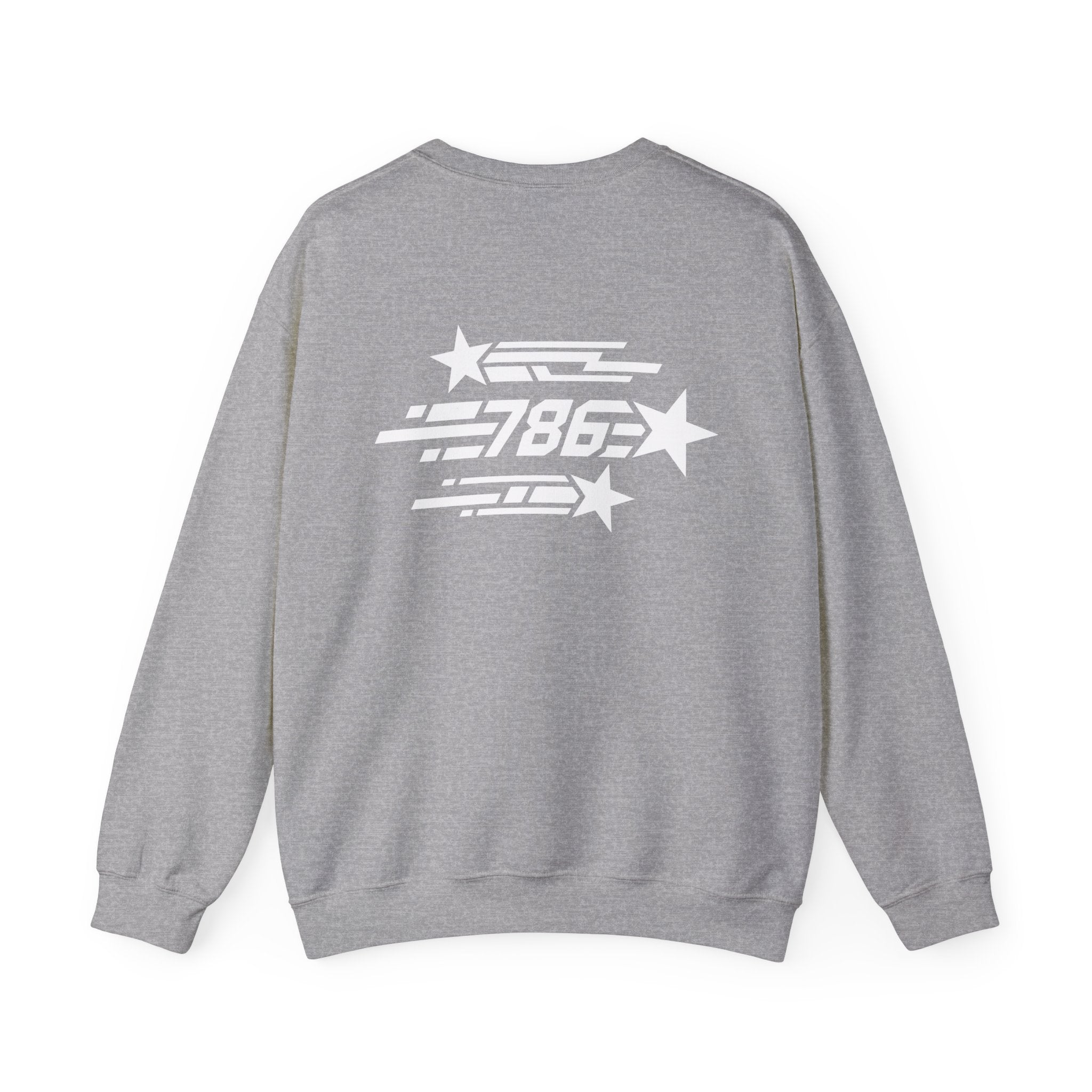 Shooting Stars Code 786 Sweatshirt (Back View) *WW*