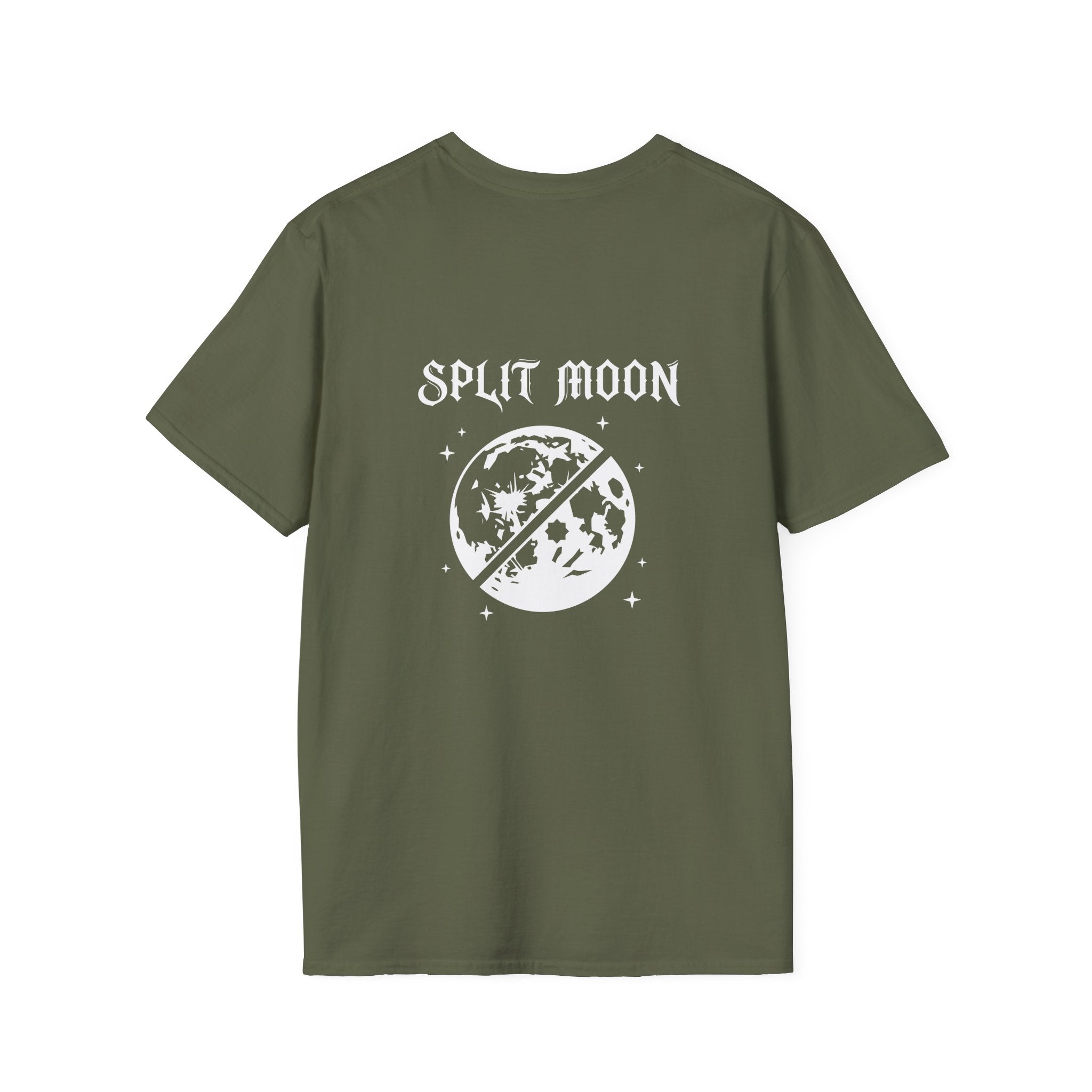 Split Moon Code 786 T-Shirt (Back View) *WW*