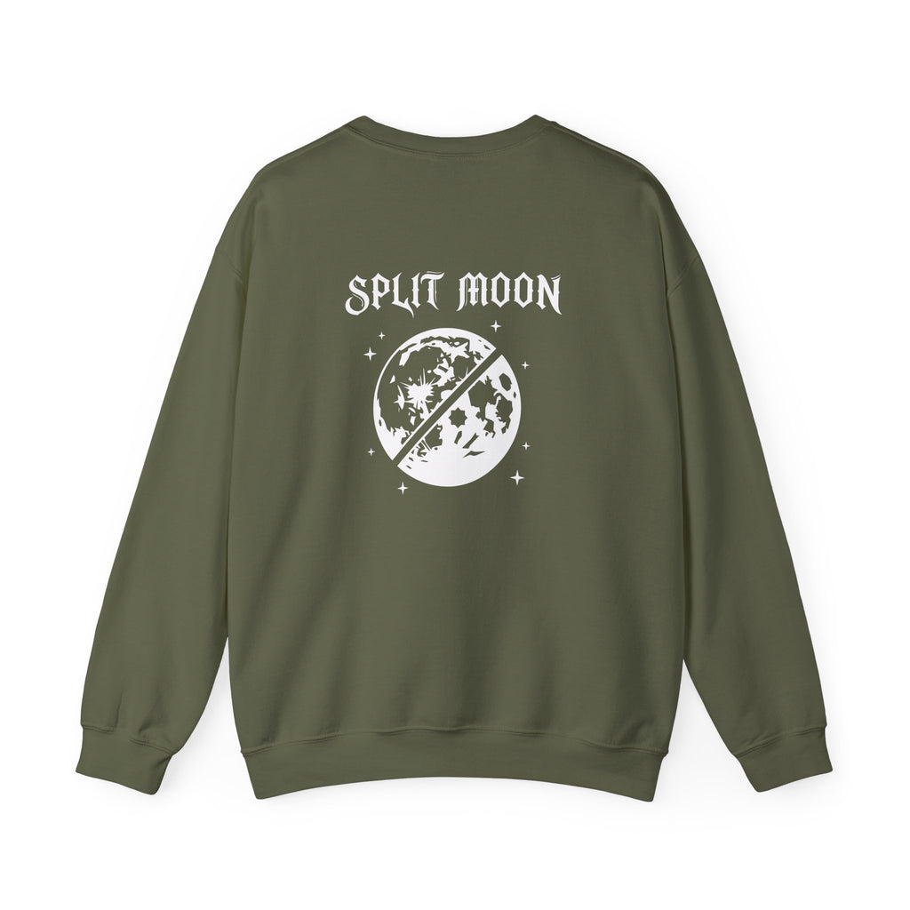 Split Moon Code 786 Sweatshirt (Back View) *WW*