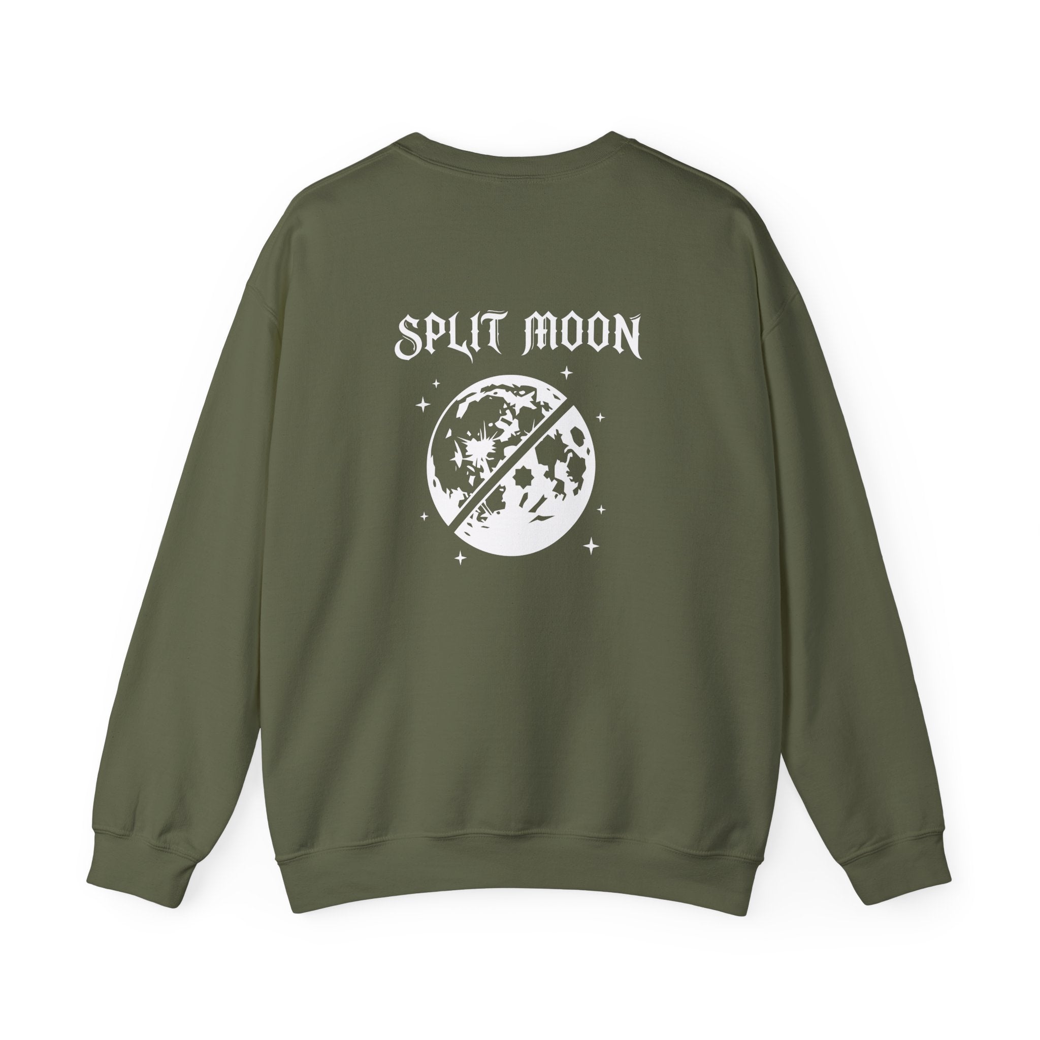 Split Moon Code 786 Sweatshirt (Back View) *WW*
