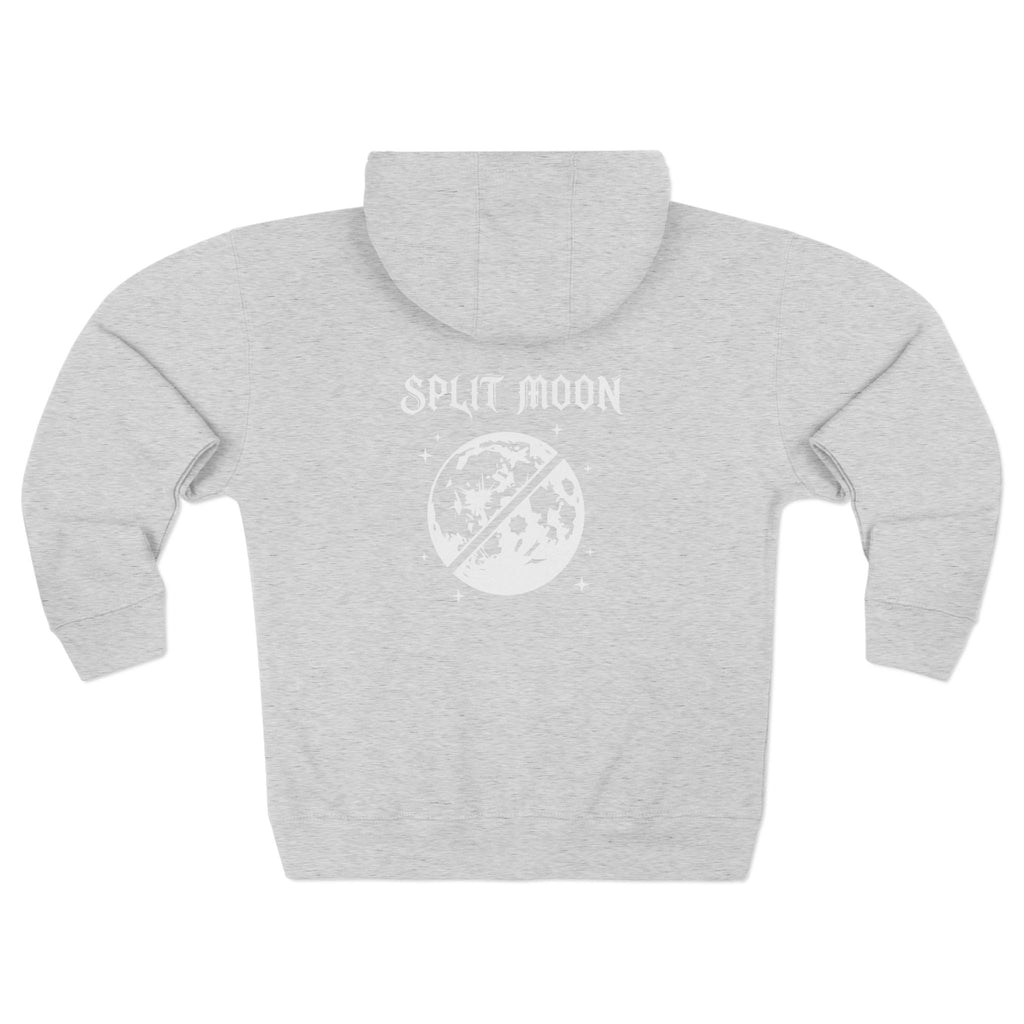 Split Moon Code 786 Zipped Hoodie (Back View) *WW*